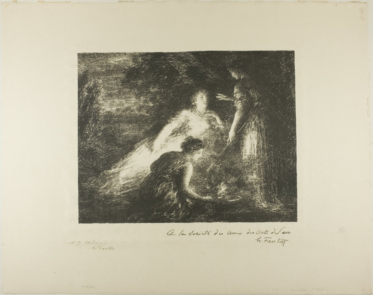 Forbannelse av Ignace Henri Jean Fantin Latour