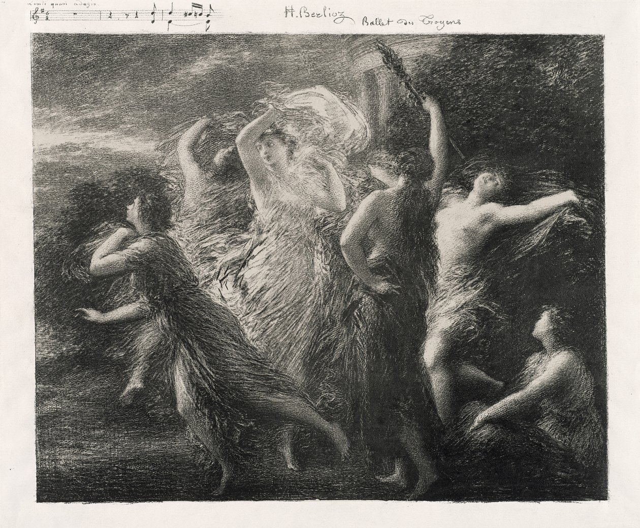Trojanernes dans av Ignace Henri Jean Fantin Latour