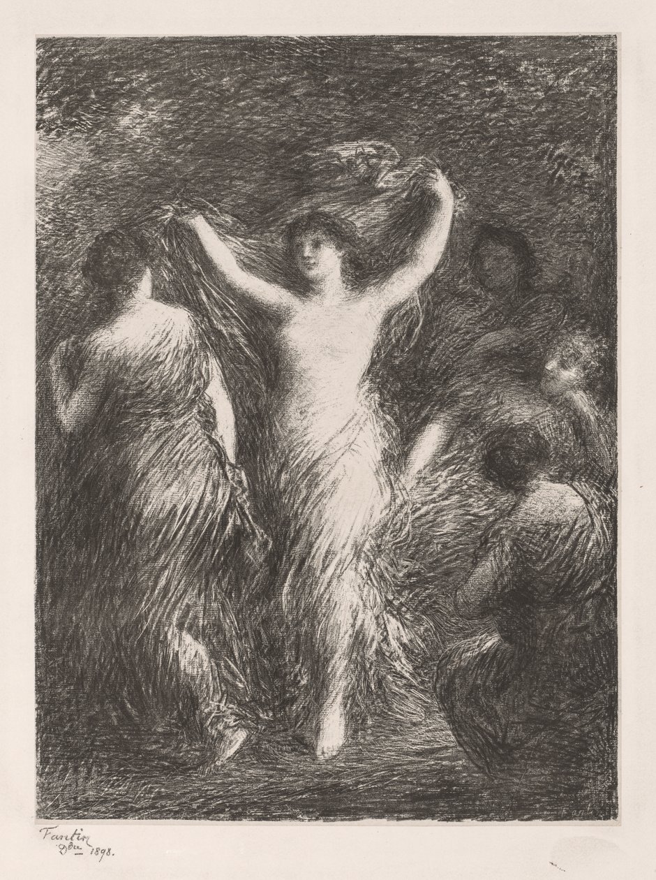 Dansing av Ignace Henri Jean Fantin Latour