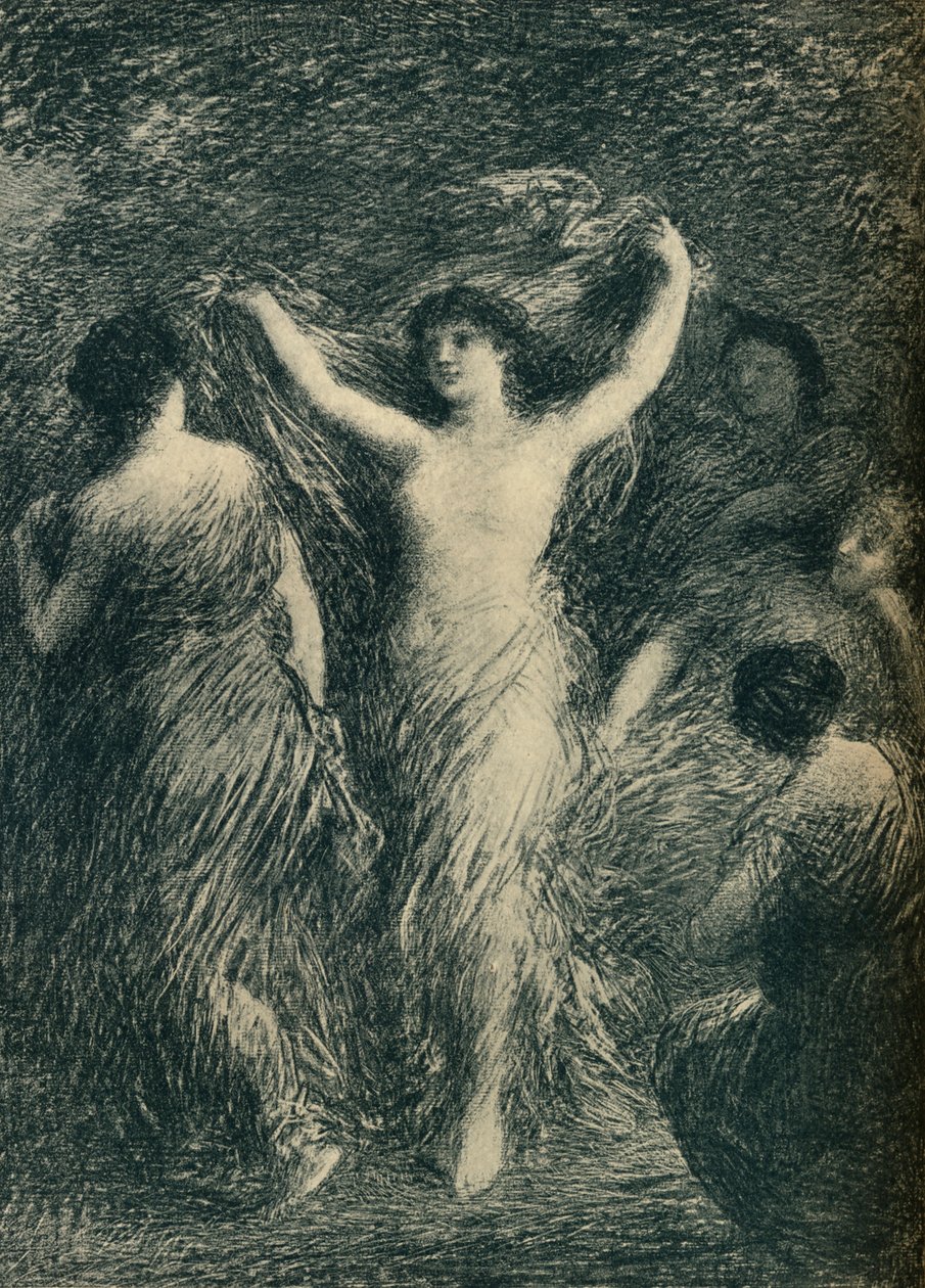 Dansere, ca 1900 av Ignace Henri Jean Fantin Latour