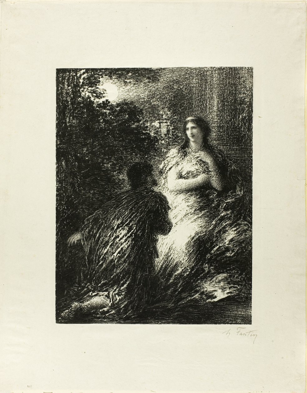 Duett av trojanerne, femte plate av Ignace Henri Jean Fantin Latour