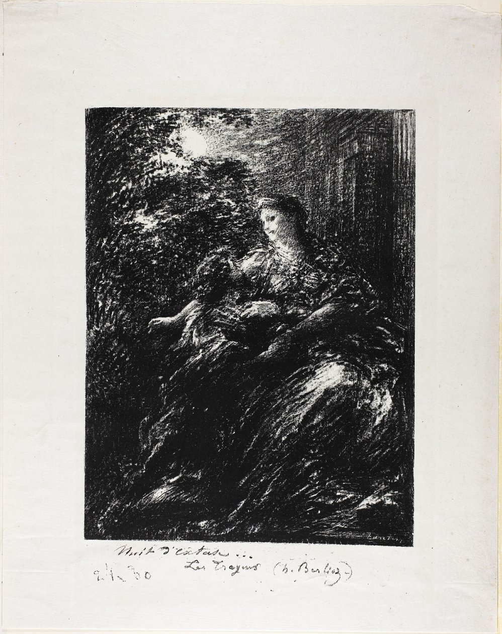 Duet of the Trojans, sjette plate av Ignace Henri Jean Fantin Latour
