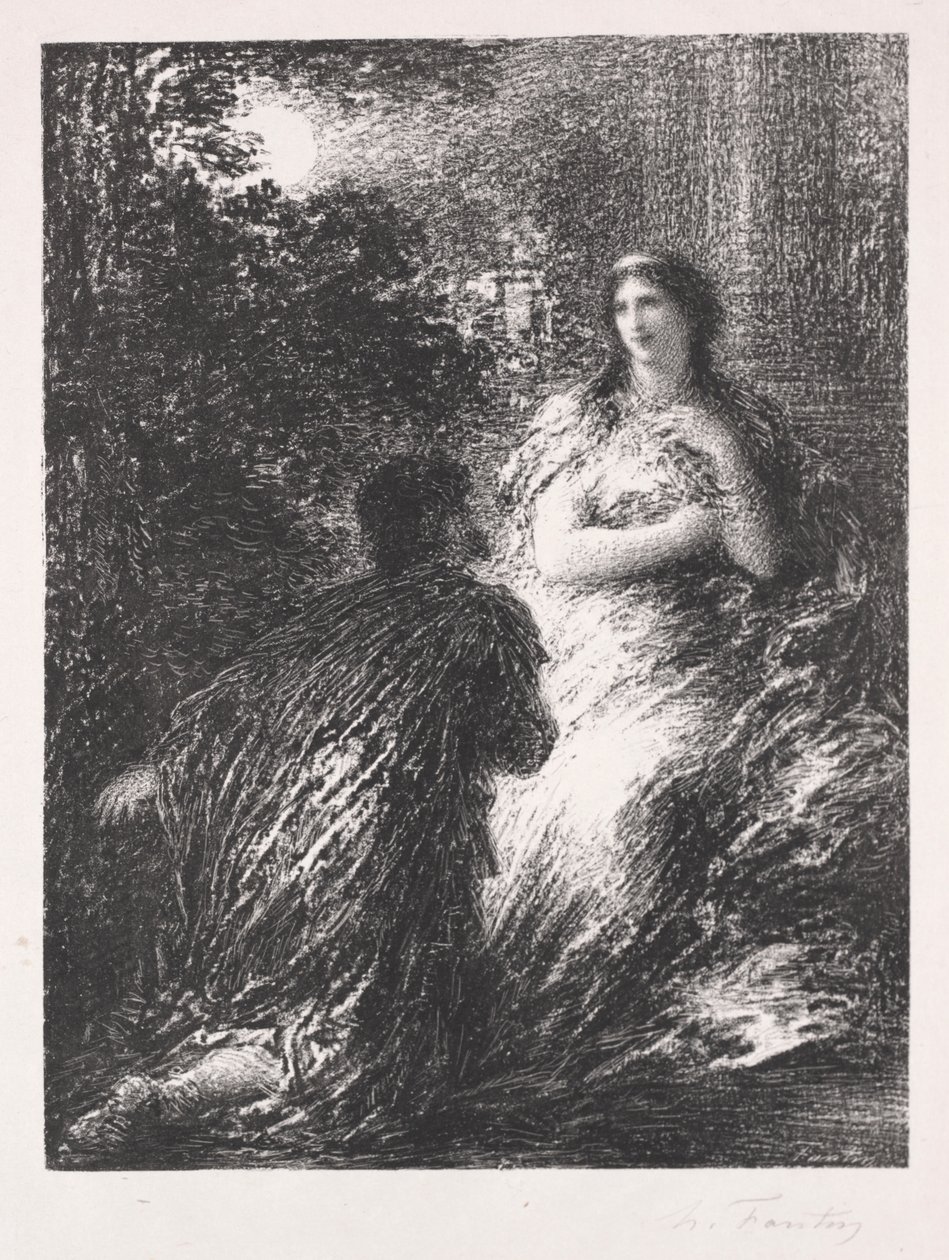 Duo av trojanerne av Ignace Henri Jean Fantin Latour