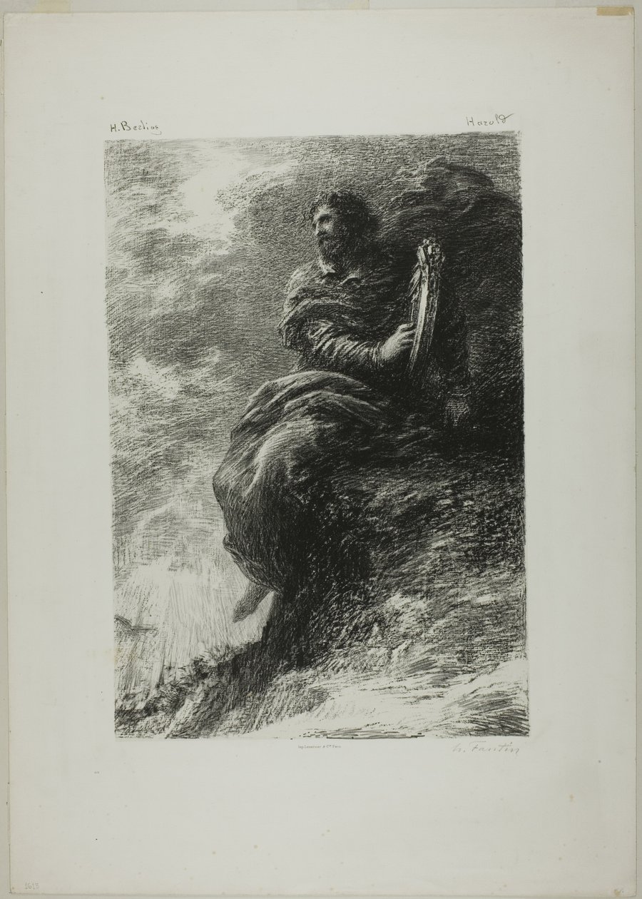 Harold: I fjellene av Ignace Henri Jean Fantin Latour