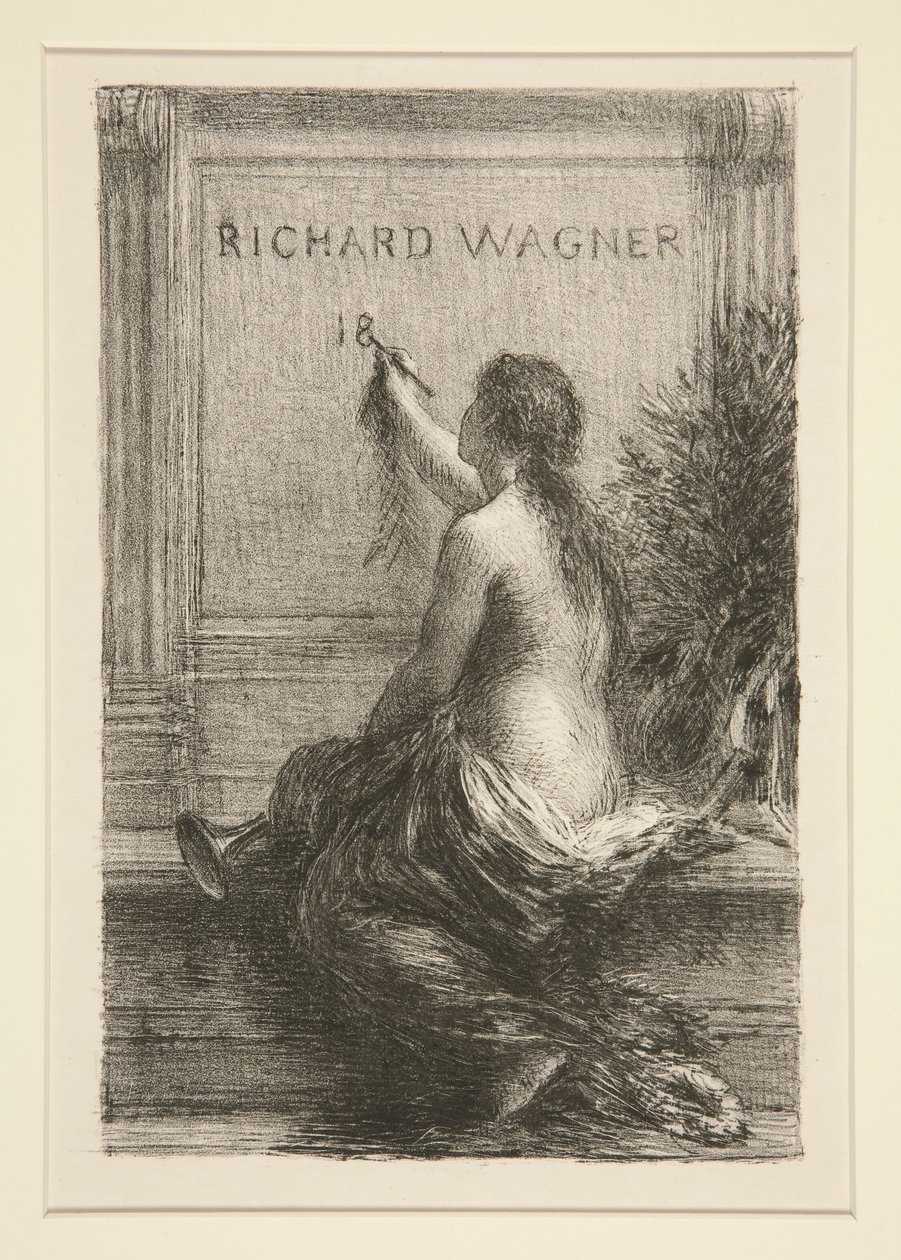 Udødelighet? (Udødelighet) av Ignace Henri Jean Fantin Latour