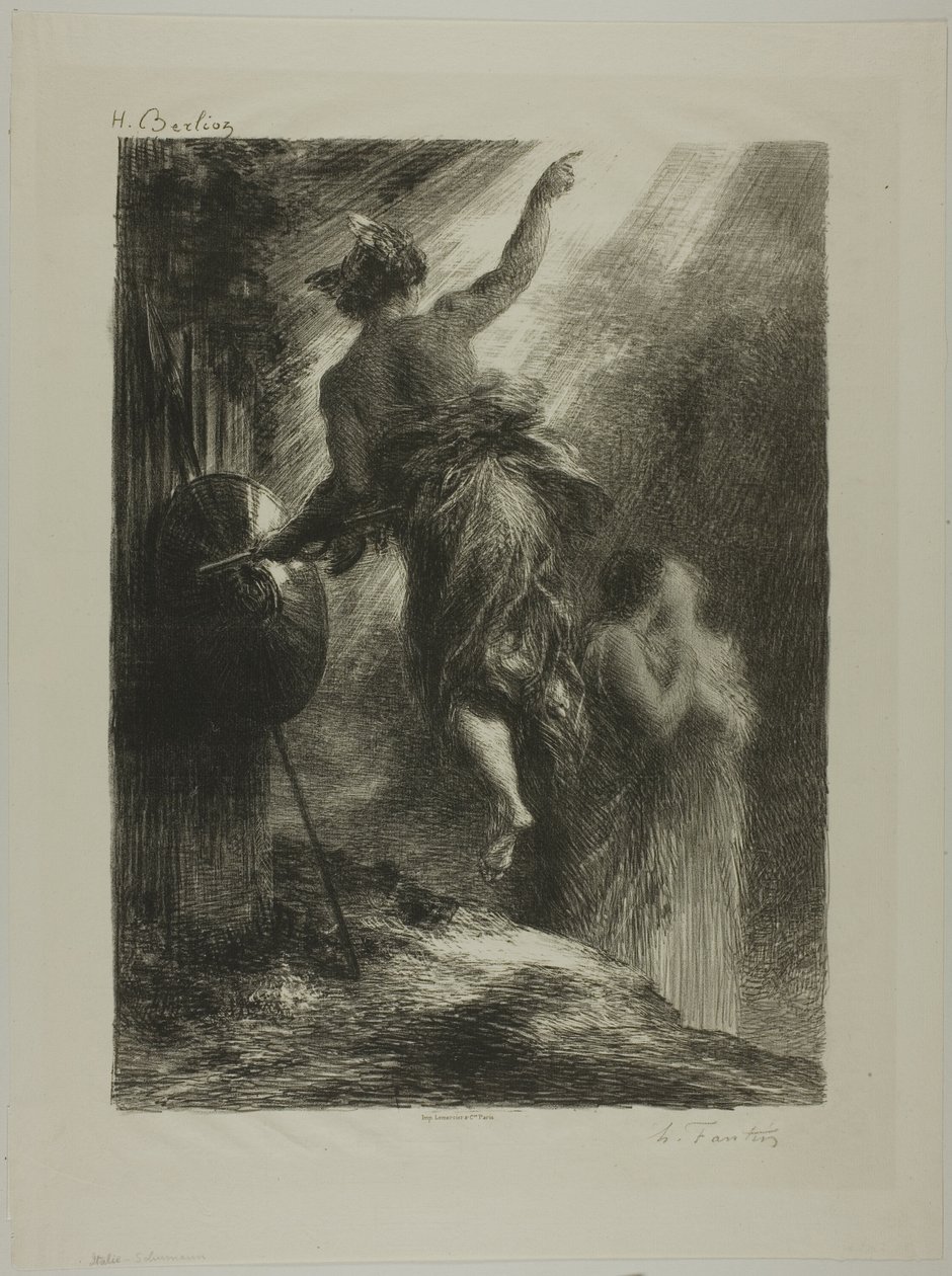 Italia! av Ignace Henri Jean Fantin Latour