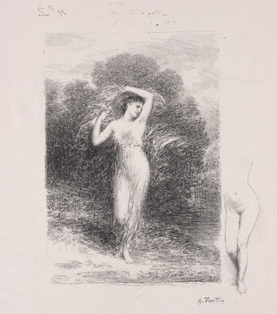Den unge pasienten av Ignace Henri Jean Fantin Latour