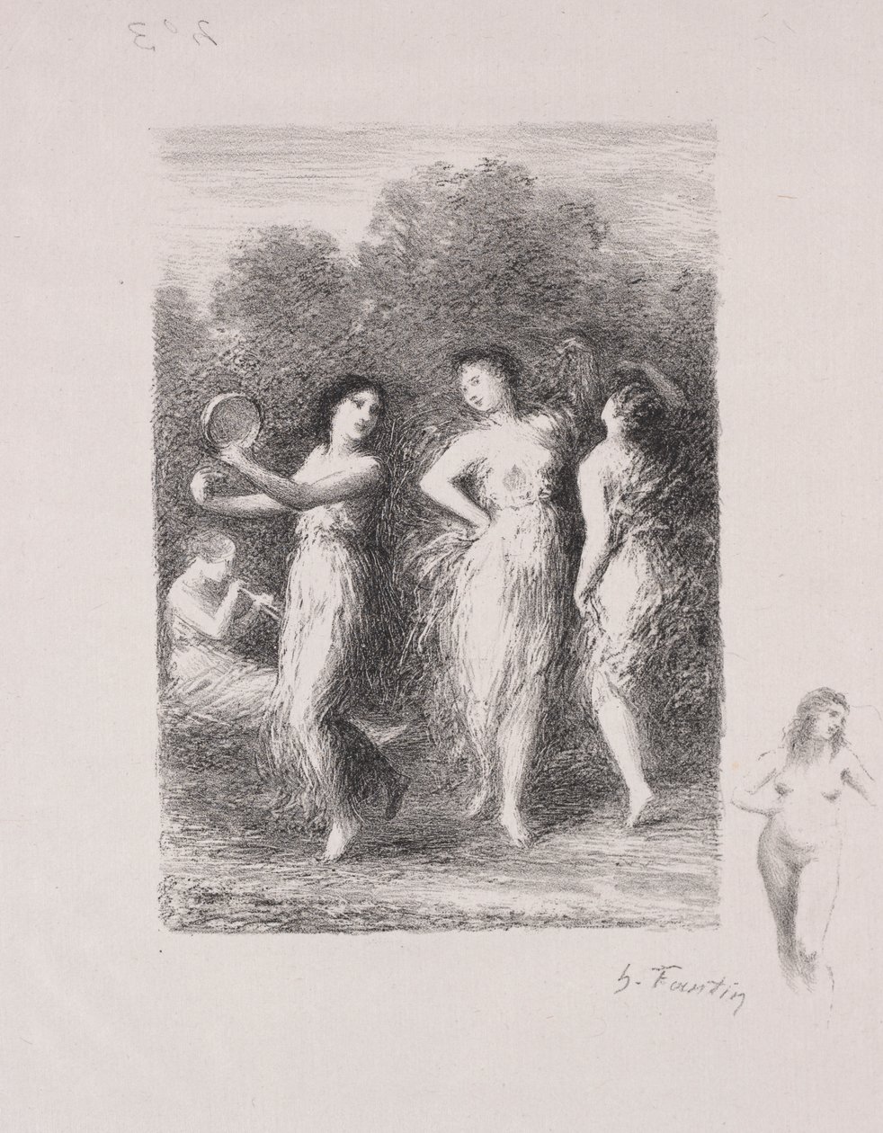 Den unge pasienten av Ignace Henri Jean Fantin Latour