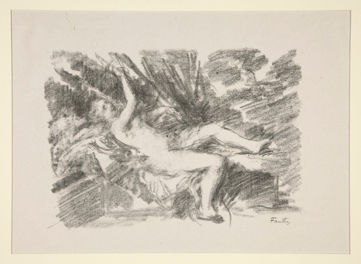 Alarmen av Ignace Henri Jean Fantin Latour