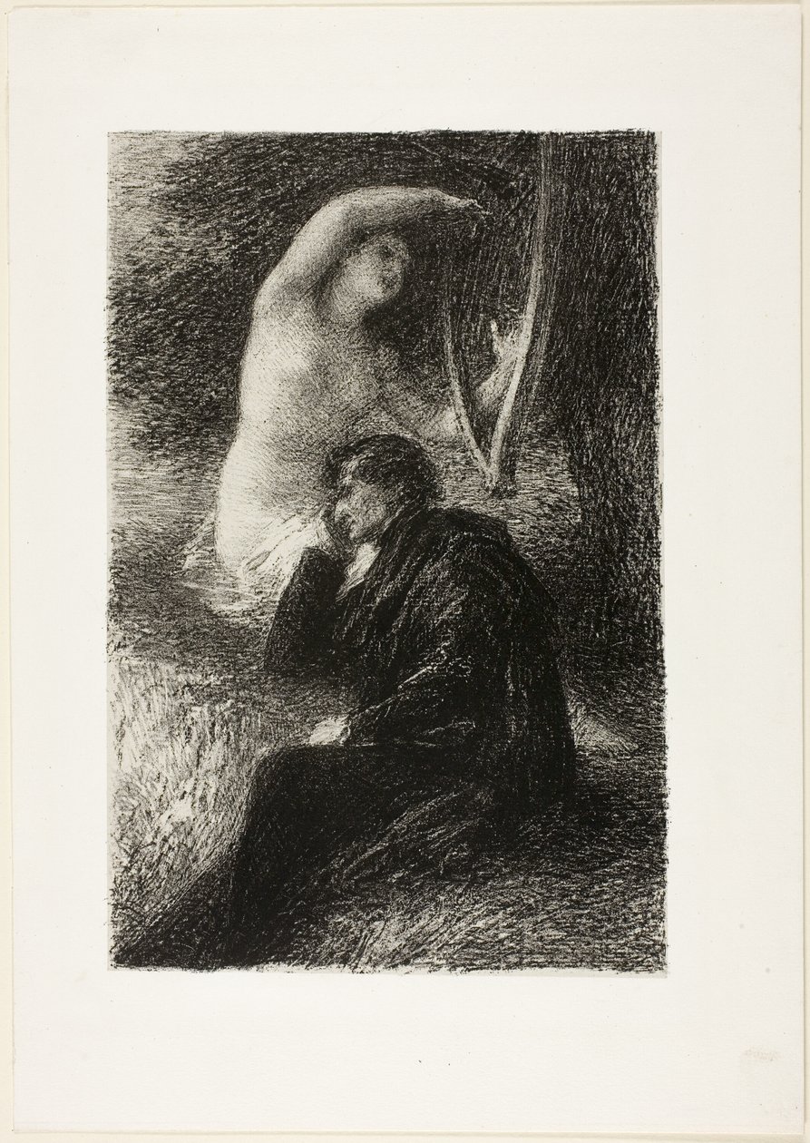Lelio: The Aeolian Harp, fra Hector Berlioz, His Life and Works av Ignace Henri Jean Fantin Latour