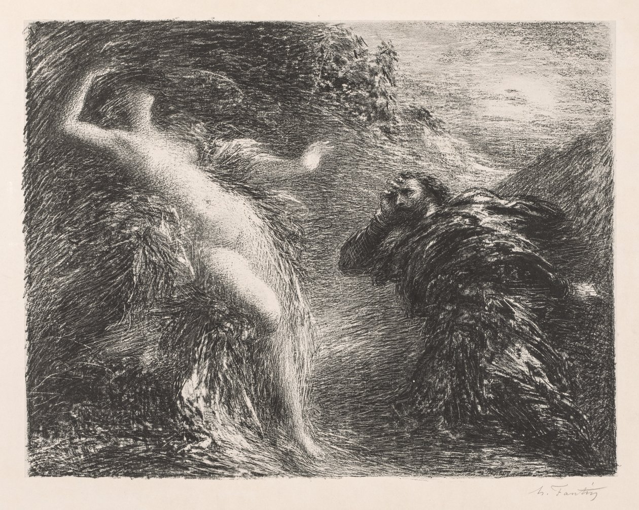 Manfred og Astarte av Ignace Henri Jean Fantin Latour