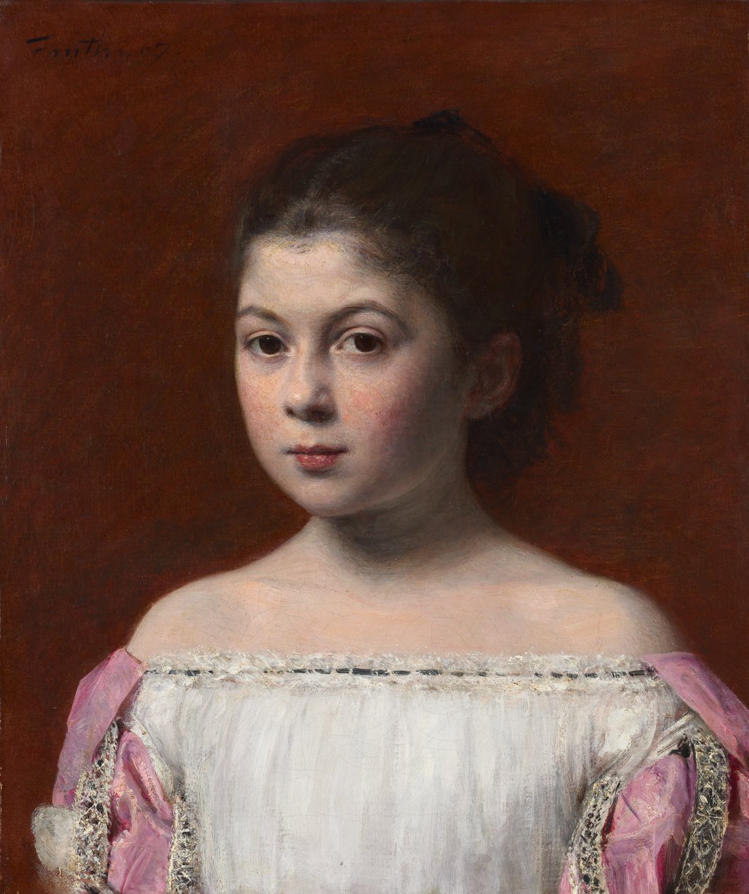 Marie-Yolande de Fitz-James av Ignace Henri Jean Fantin Latour