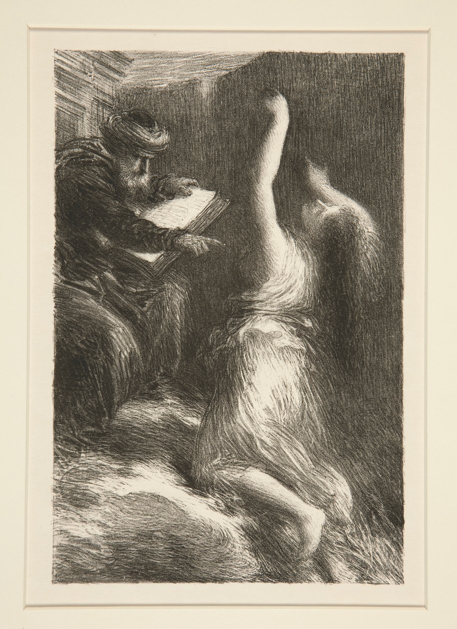 Parsifal: acte II, ?vocation de Kundry (Parsifal: Acte II, Evocation of Kundry) av Ignace Henri Jean Fantin Latour
