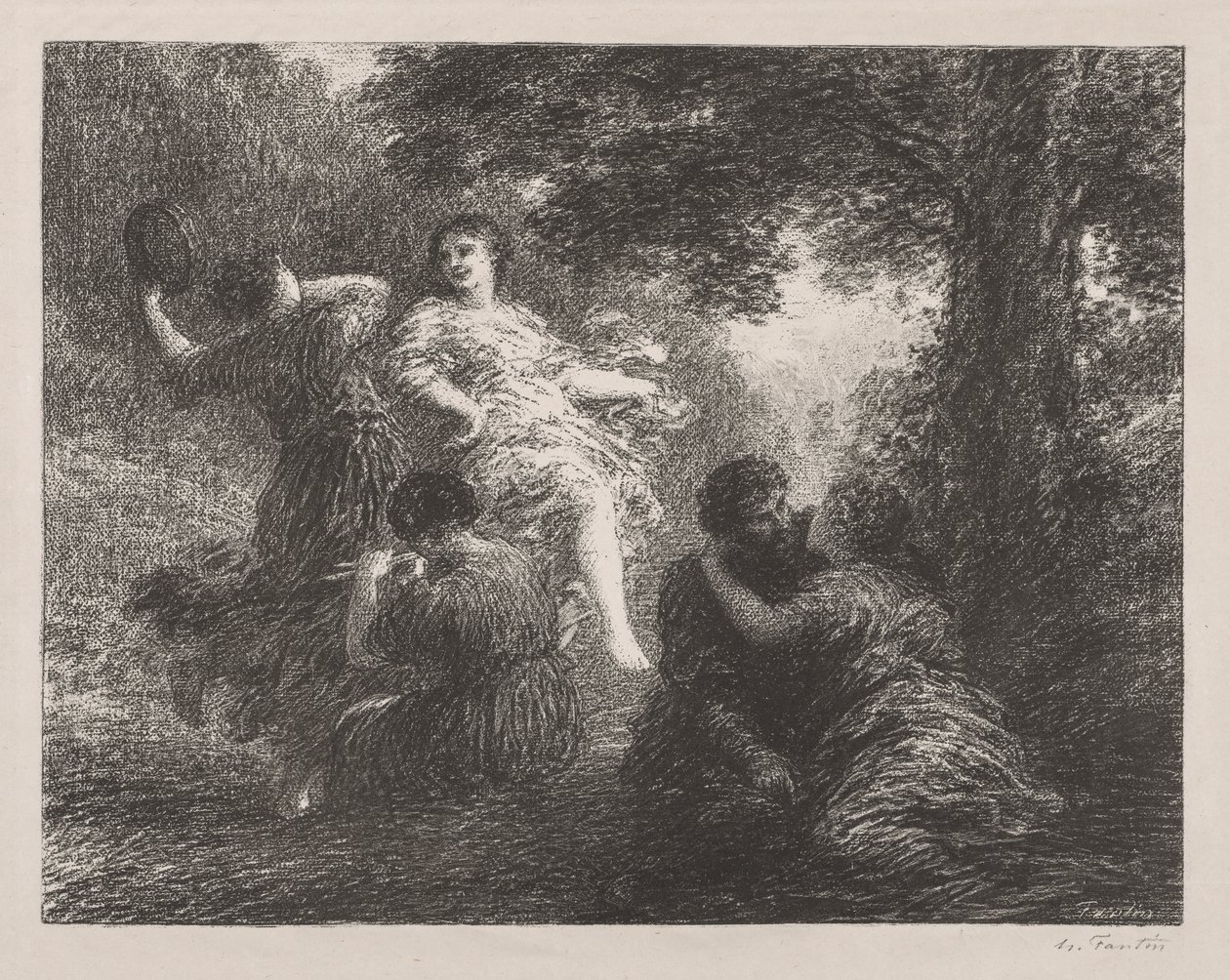 Pastoral av Ignace Henri Jean Fantin Latour