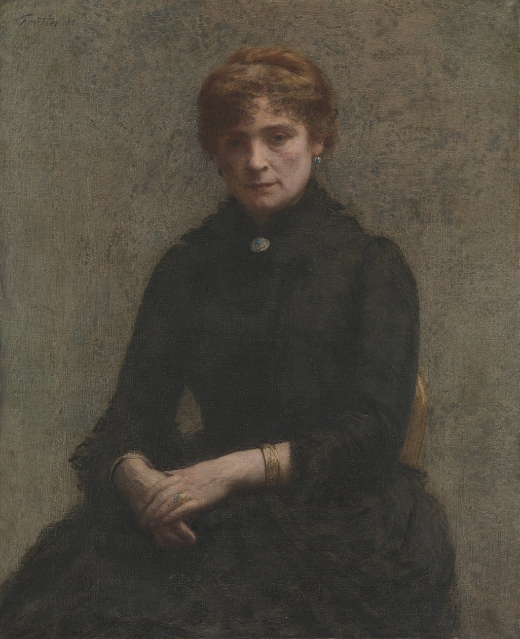 Portrett av en kvinne, 1885. av Ignace Henri Jean Fantin Latour