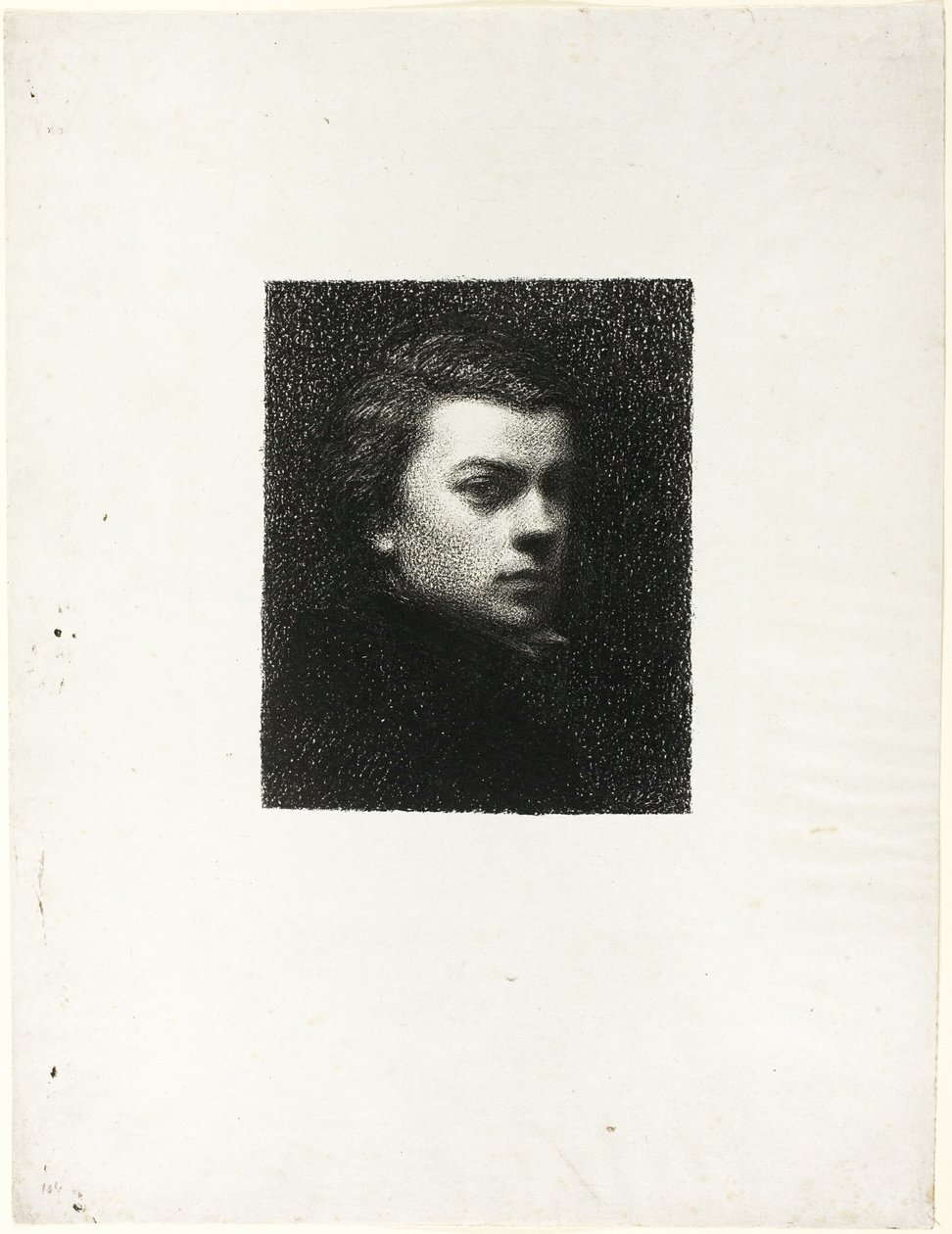 Portrett av kunstneren i en alder av sytten av Ignace Henri Jean Fantin Latour