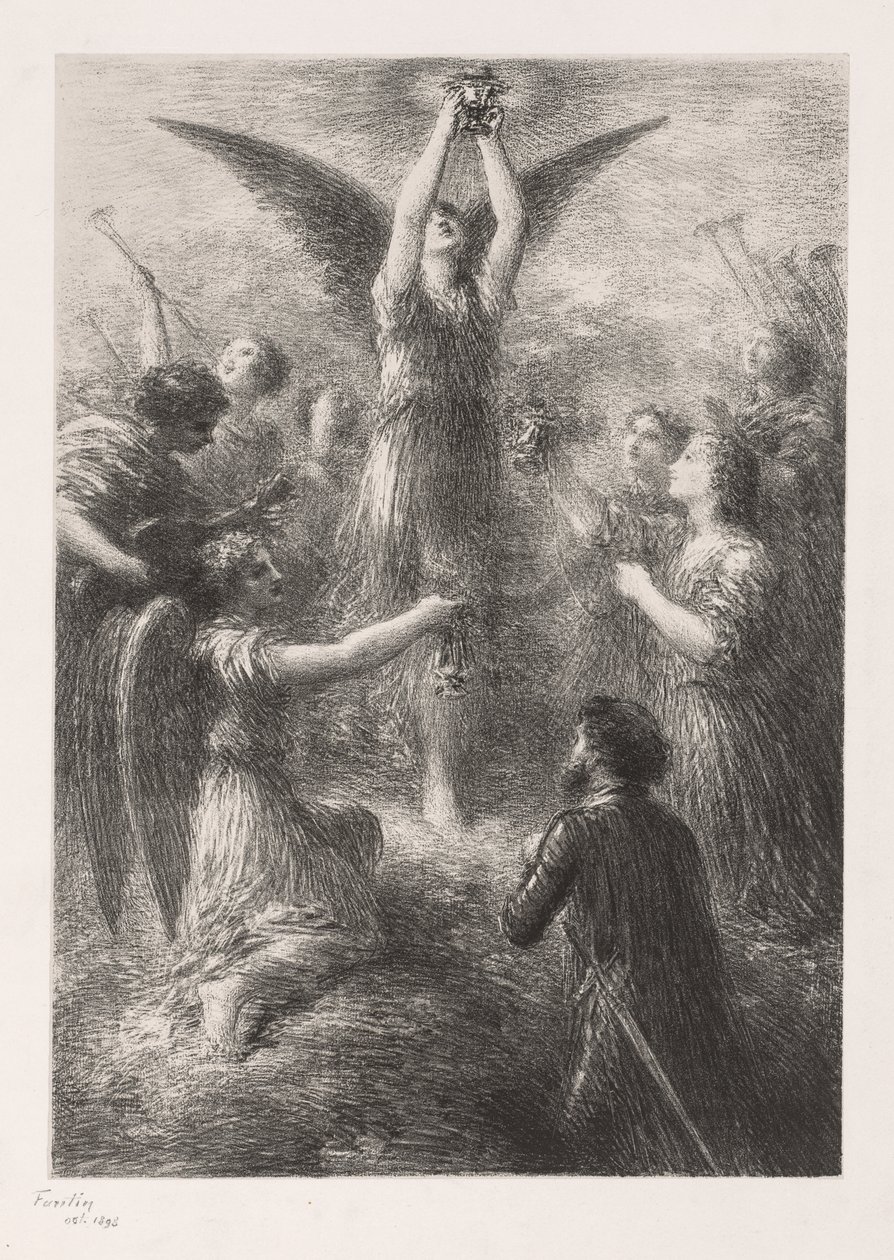 Forspill til Lohengrin av Ignace Henri Jean Fantin Latour