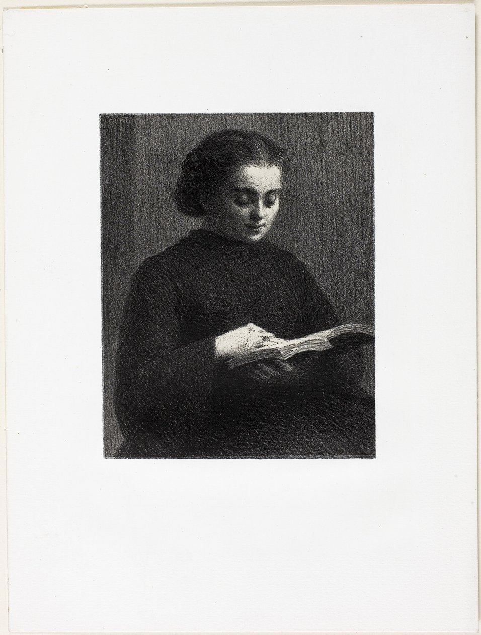 Lesning av Ignace Henri Jean Fantin Latour