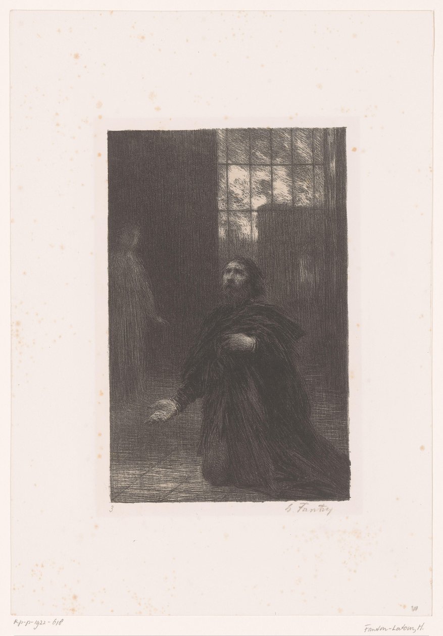Rienzi ber til Gud Rienzi. Acte V. Priere de Rienzi Liv og verk til Richard Wagner (serietittel) av Ignace Henri Jean Fantin Latour