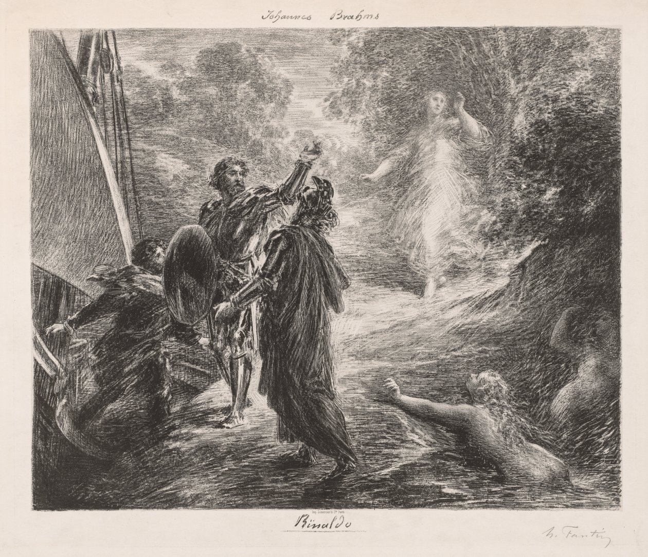 Rinaldo av Ignace Henri Jean Fantin Latour