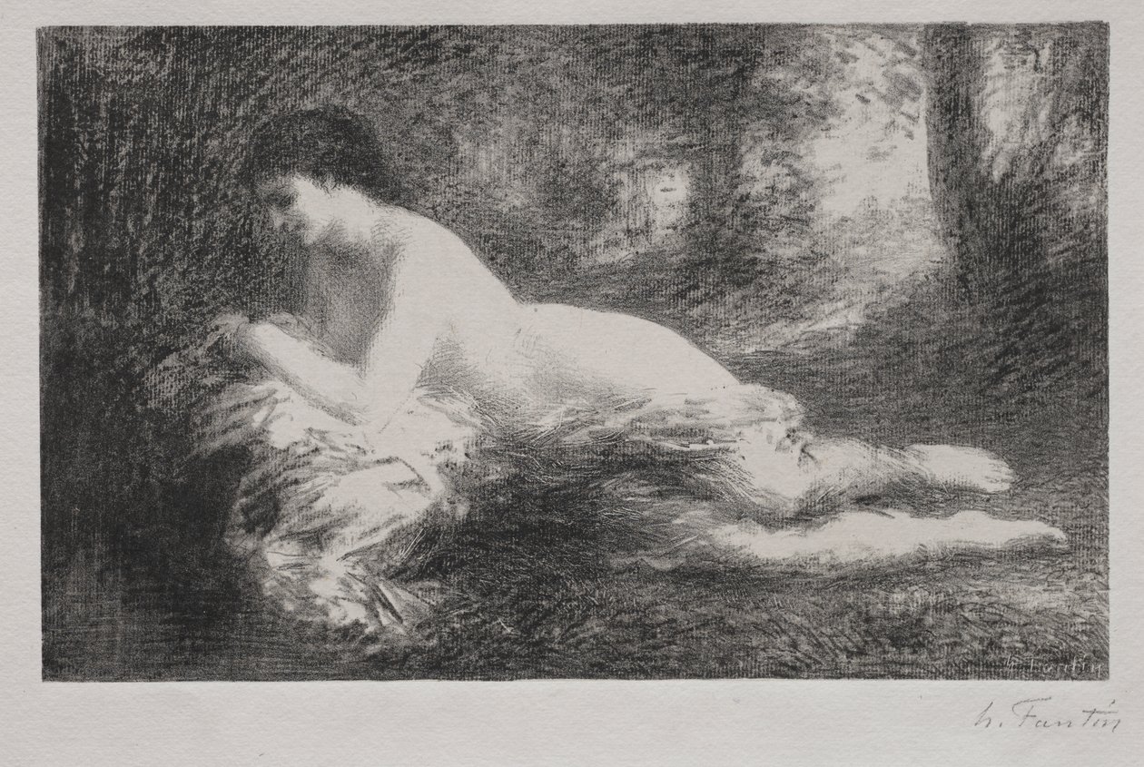 Réverie av Ignace Henri Jean Fantin Latour