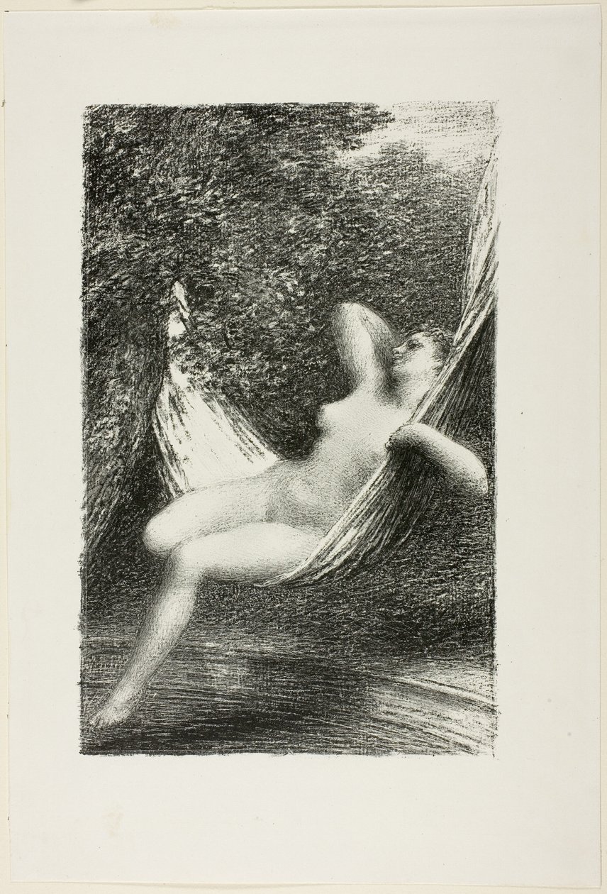 Sara baderen av Ignace Henri Jean Fantin Latour