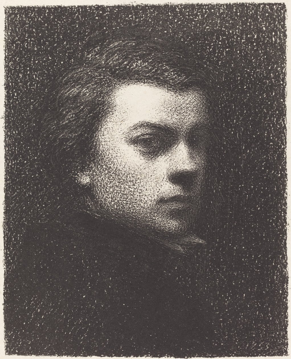Selvportrett på sytten av Ignace Henri Jean Fantin Latour