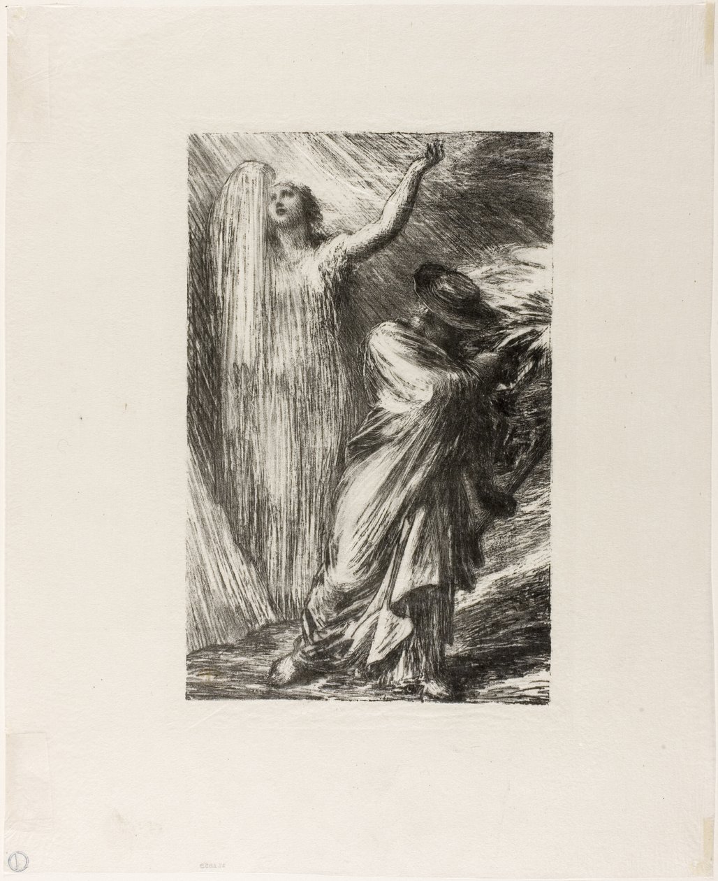 Siegfried: Akt III, Fremkalling av Erda av Ignace Henri Jean Fantin Latour