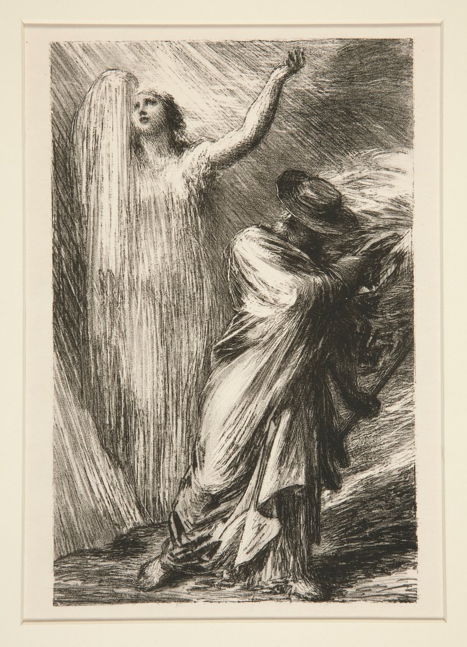Siegfried: akt II, ?kall d av Ignace Henri Jean Fantin Latour