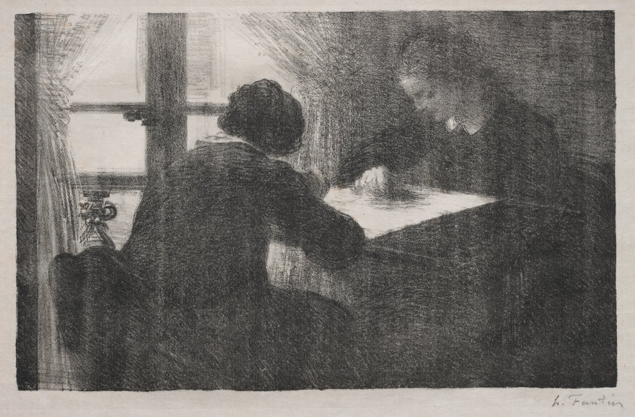 Brodererne av Ignace Henri Jean Fantin Latour