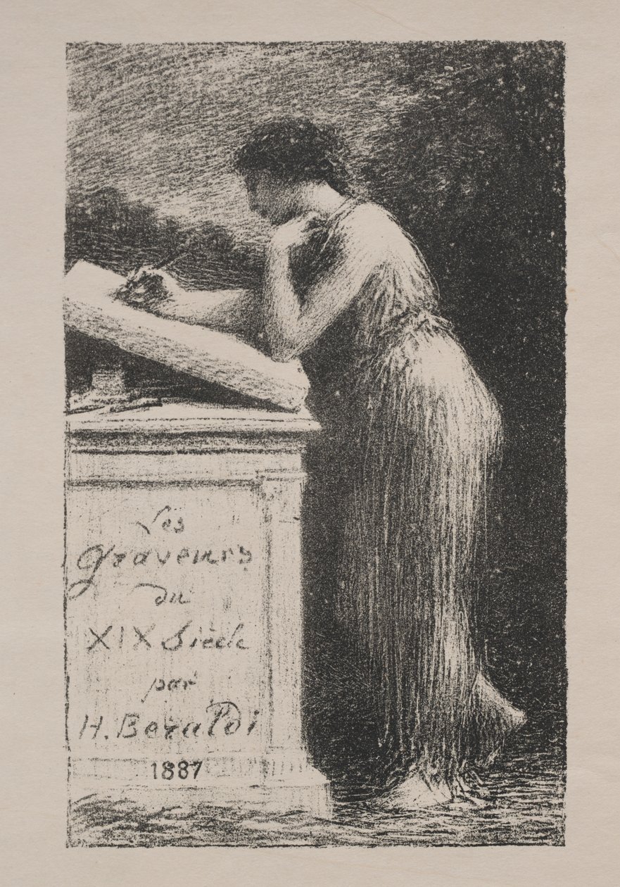 Litografien av Ignace Henri Jean Fantin Latour
