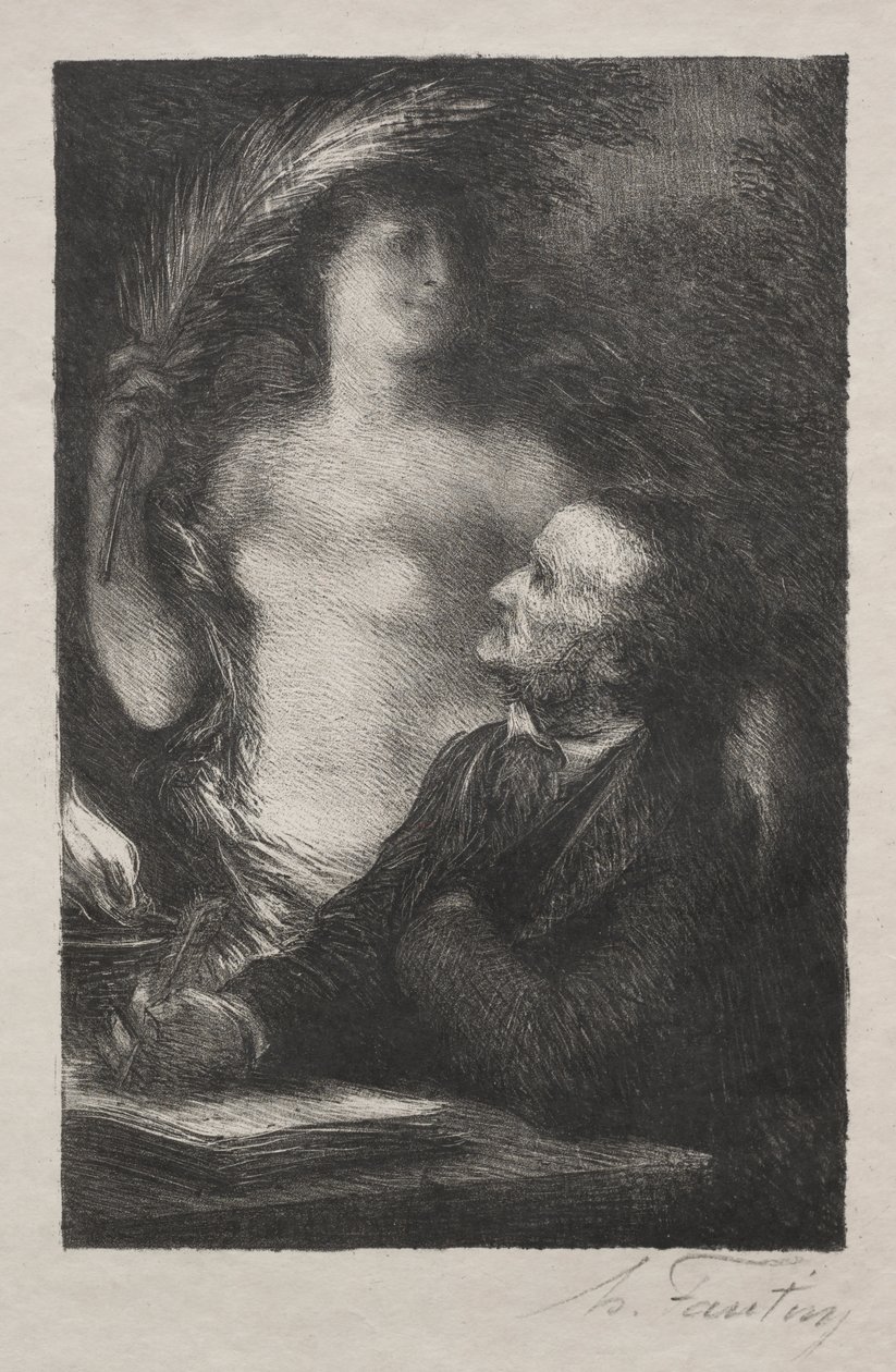 Musen av Ignace Henri Jean Fantin Latour