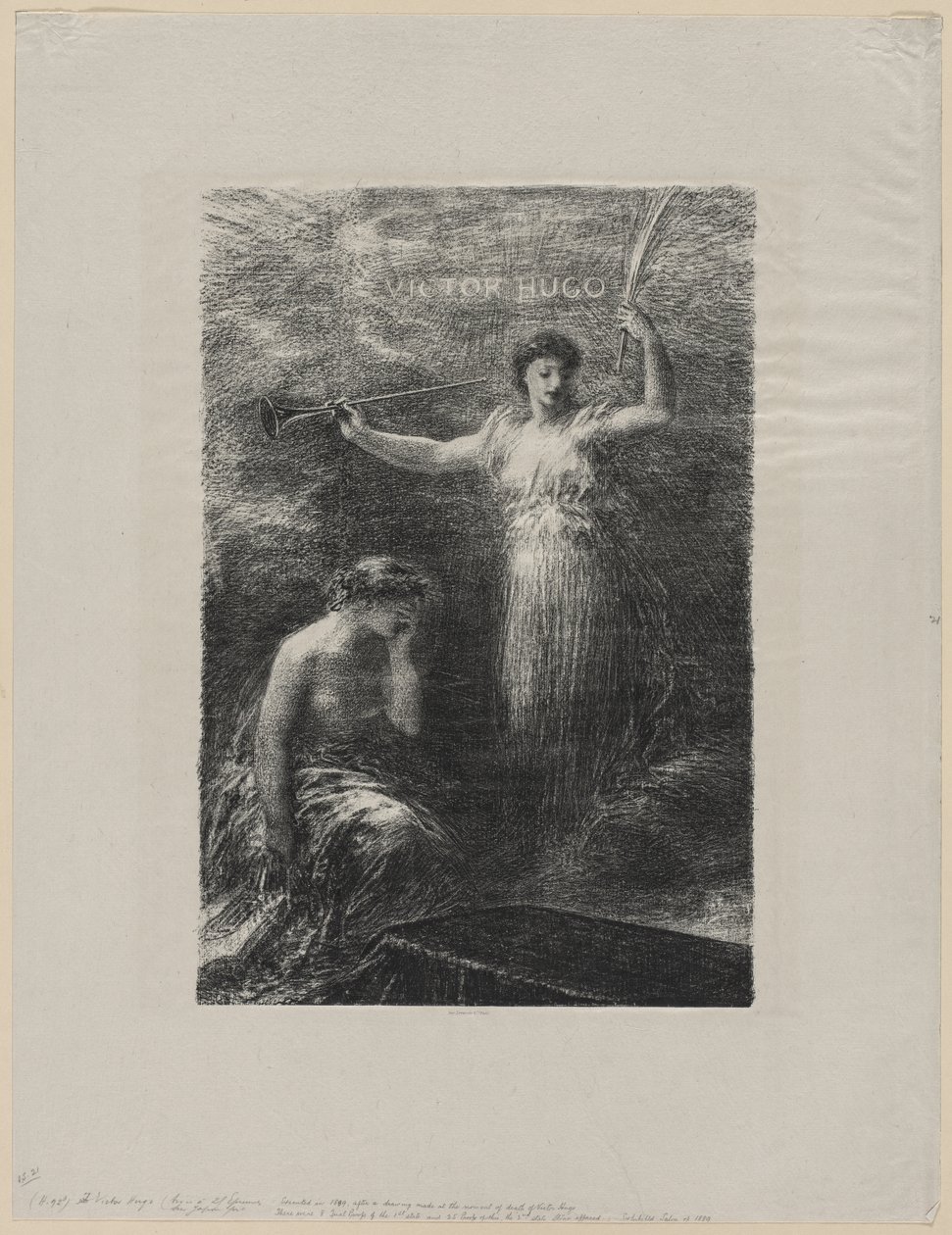 Til Victor Hugo av Ignace Henri Jean Fantin Latour