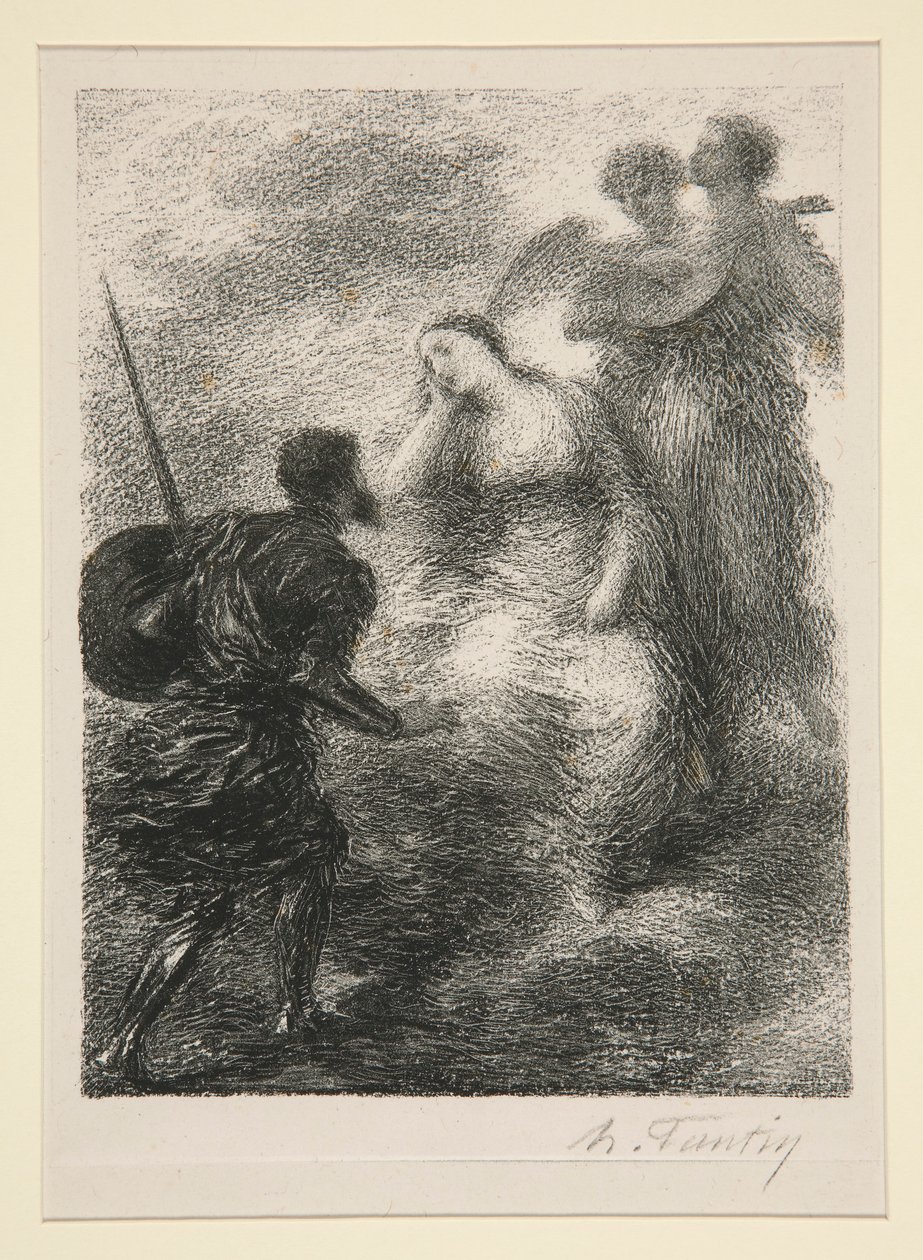 Viison av Oberon av Ignace Henri Jean Fantin Latour