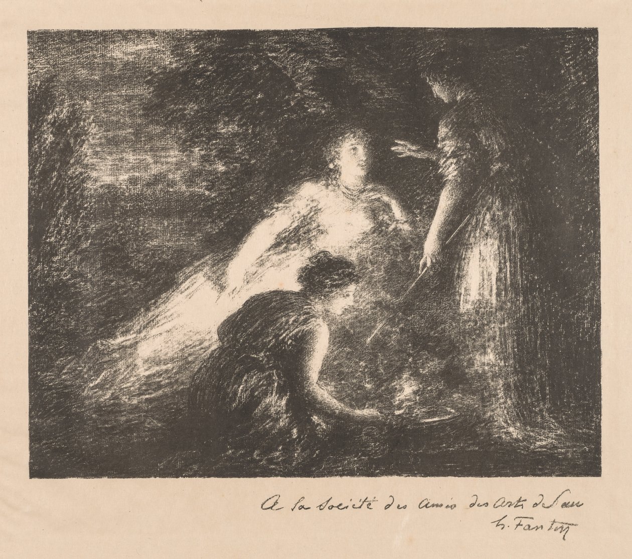 Hekseri av Ignace Henri Jean Fantin Latour