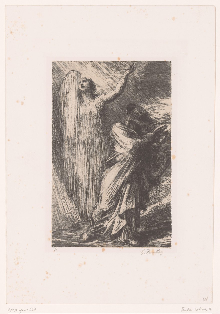 Wotan tilkaller jordgudinnen Erda Siegfried. Akt III. Evocation d