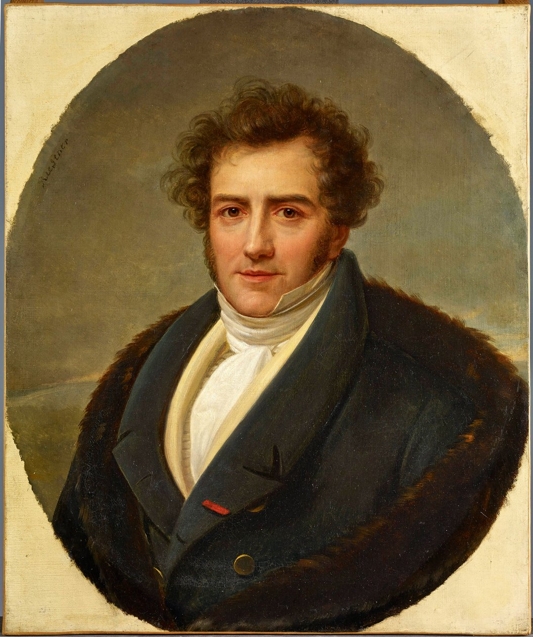 Portrett av komponisten Francois-Adrien Boieldieu (1775-1834), av Riesener, Henri-Francoiss (1767-1828). Olje på lerret. Paris-filharmonien av Henri Francois Riesener
