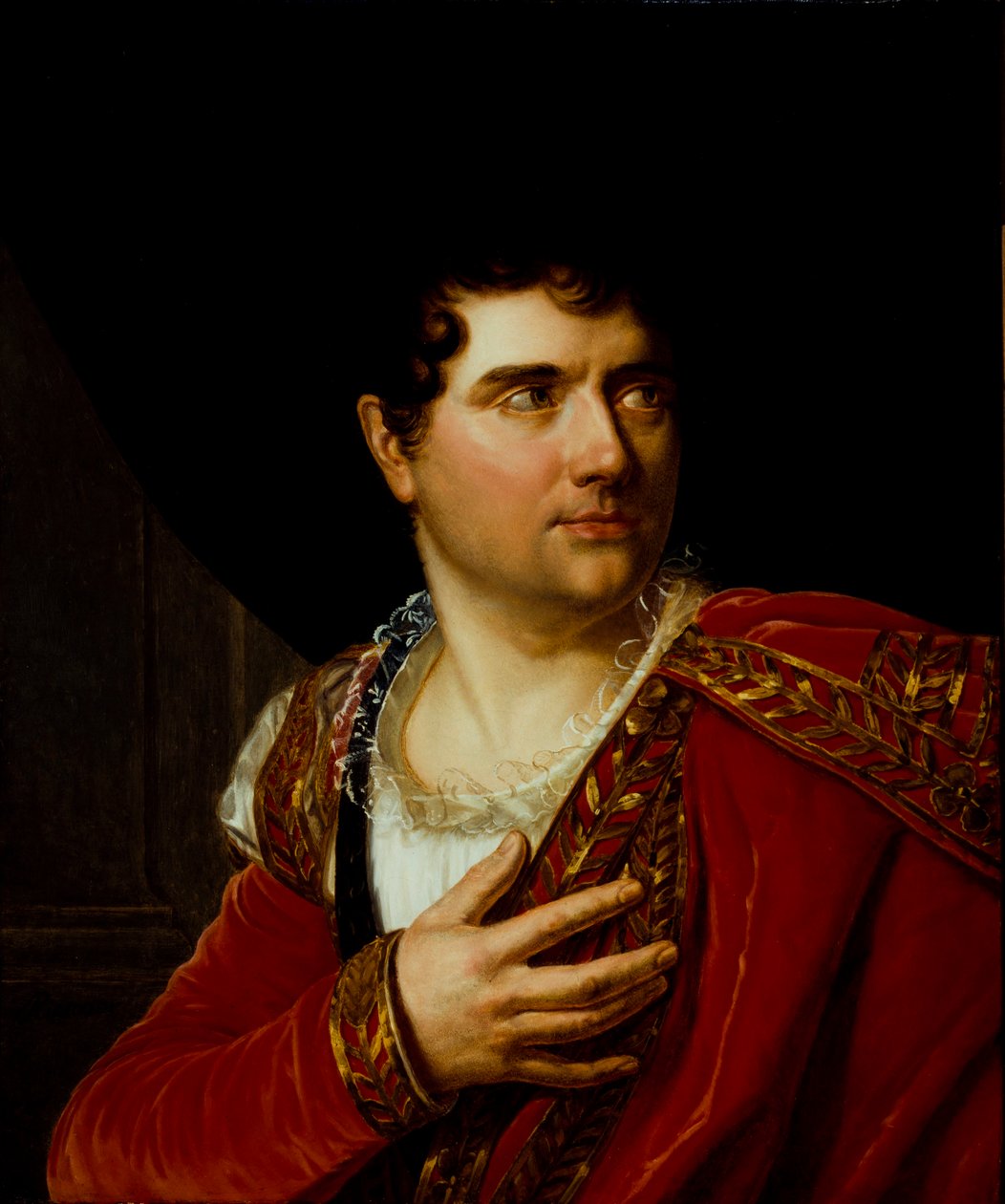 Portrett av Jean-Baptiste-Sauveur Gavaudan 1772-1840, ca 1799. av Henri Françoiss Riesener