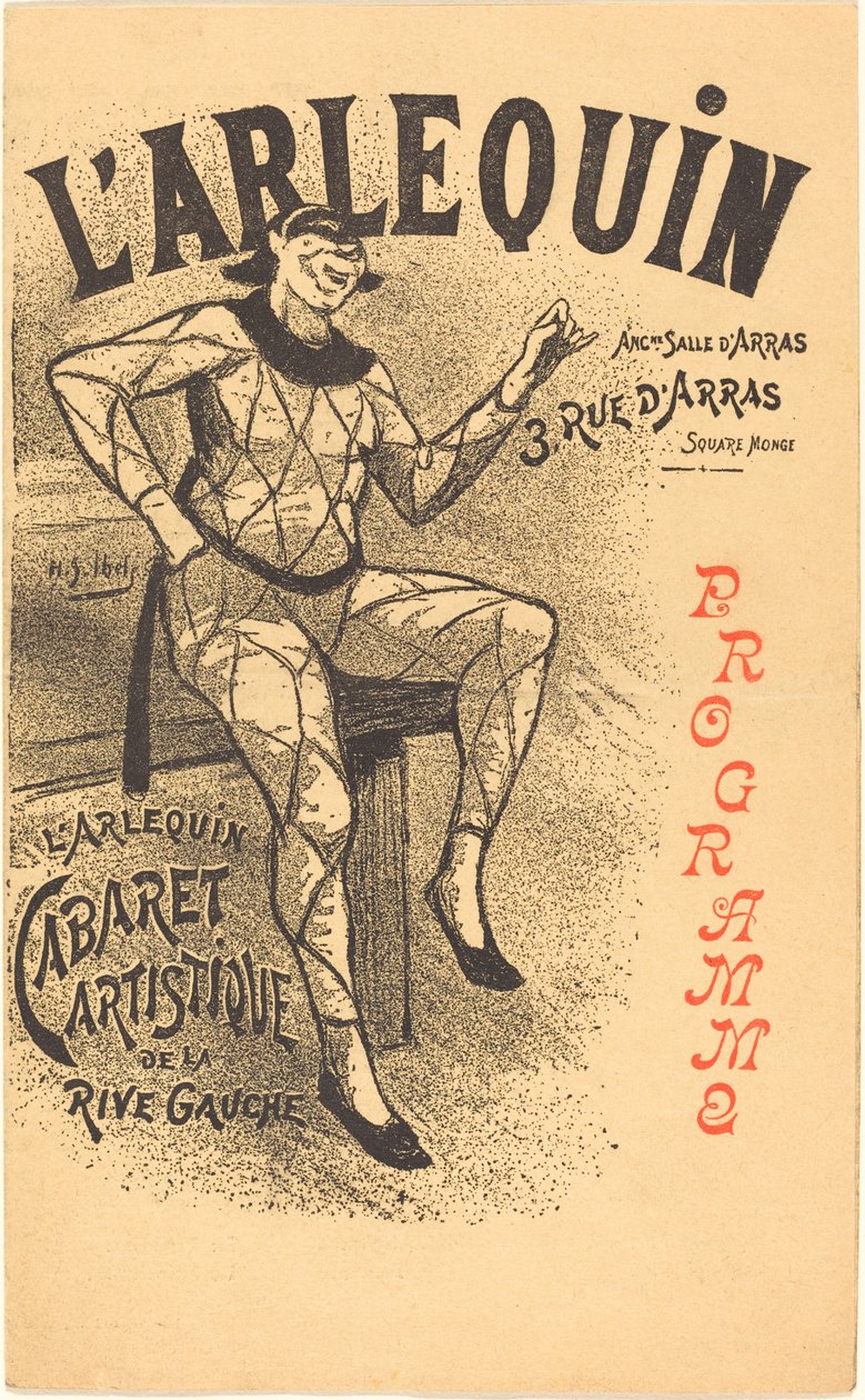 Harlekin av Henri Gabriel Ibels