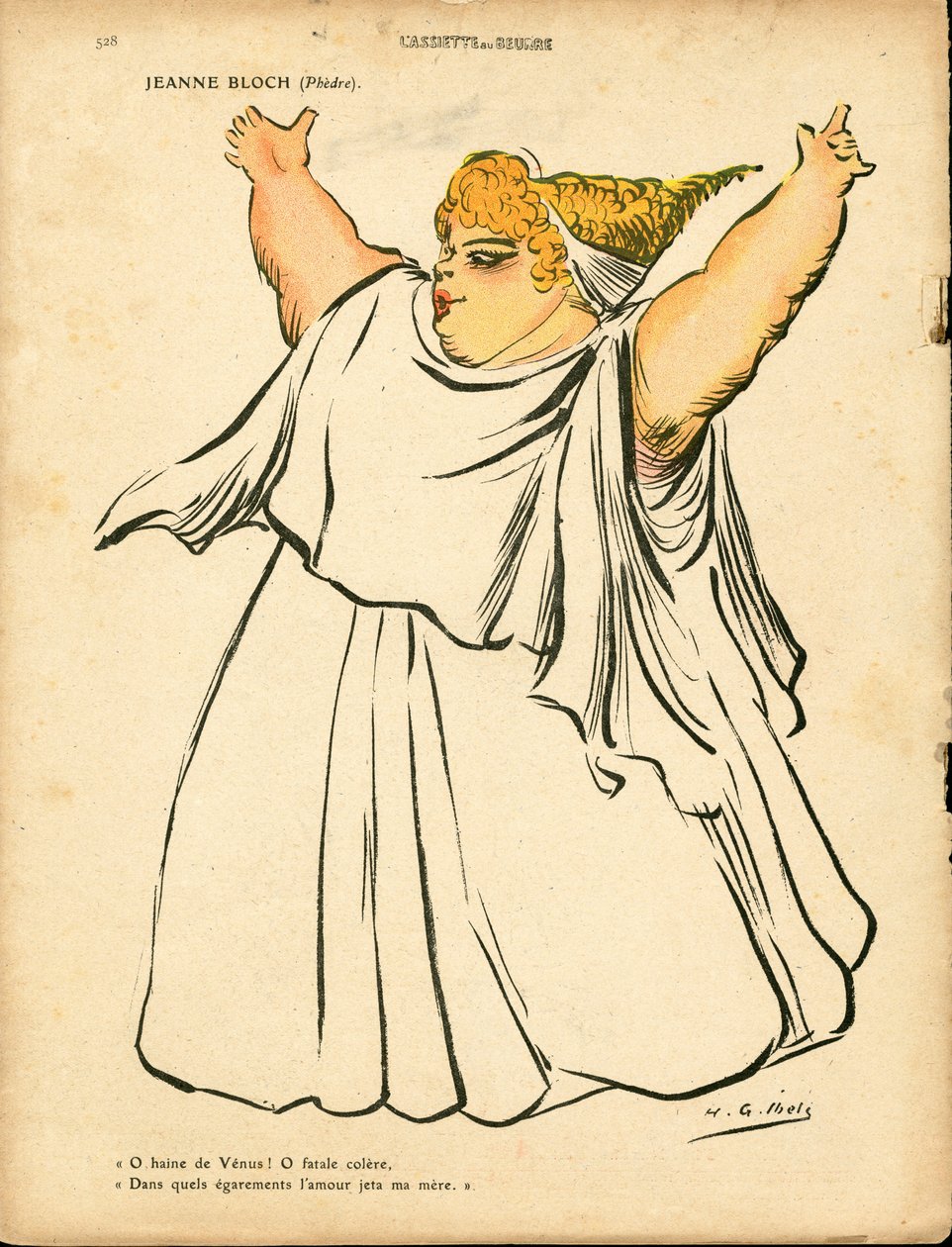 L'Plate au beurre, nummer 501, Satirical in Colors av Henri Gabriel Ibels