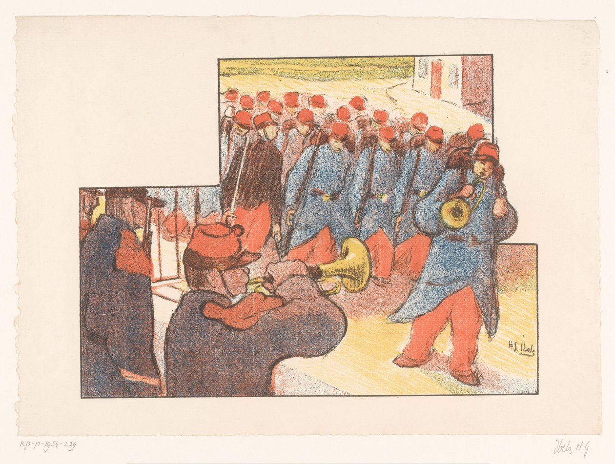 Militær parade Forestillinger av Théâtre Libre (serietittel) Les Programs du Théâtre Libre (serietittel) av Henri Gabriel Ibels