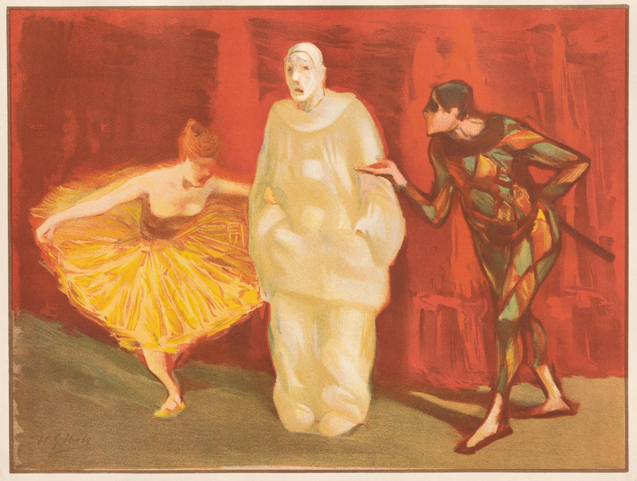 Pantomime, 1899. av Henri Gabriel Ibels