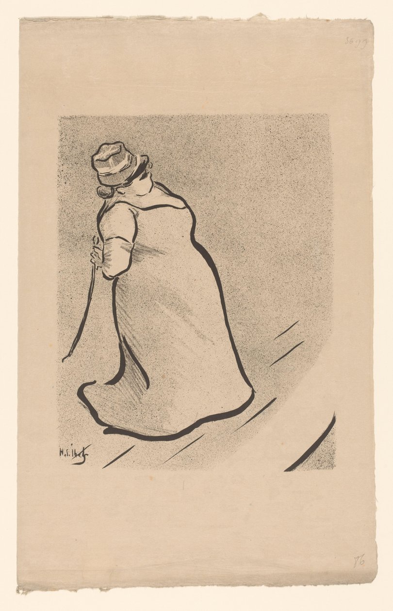 Portrett av sangeren Jeanne Bloch Jeanne Bloch Artister av kafékonserten (serietittel) Le Café Concert (serietittel) av Henri Gabriel Ibels