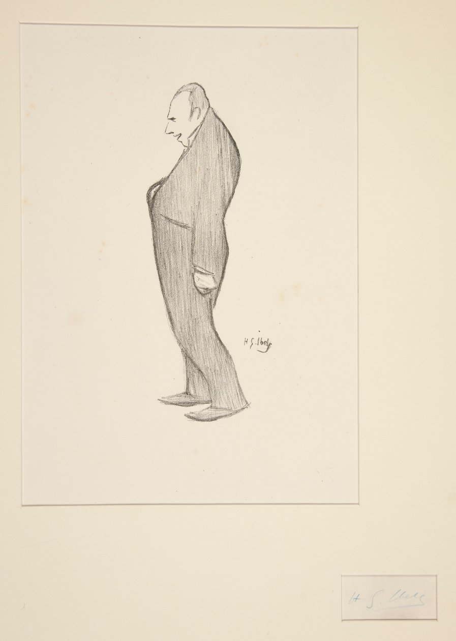 Stående mann av Henri Gabriel Ibels