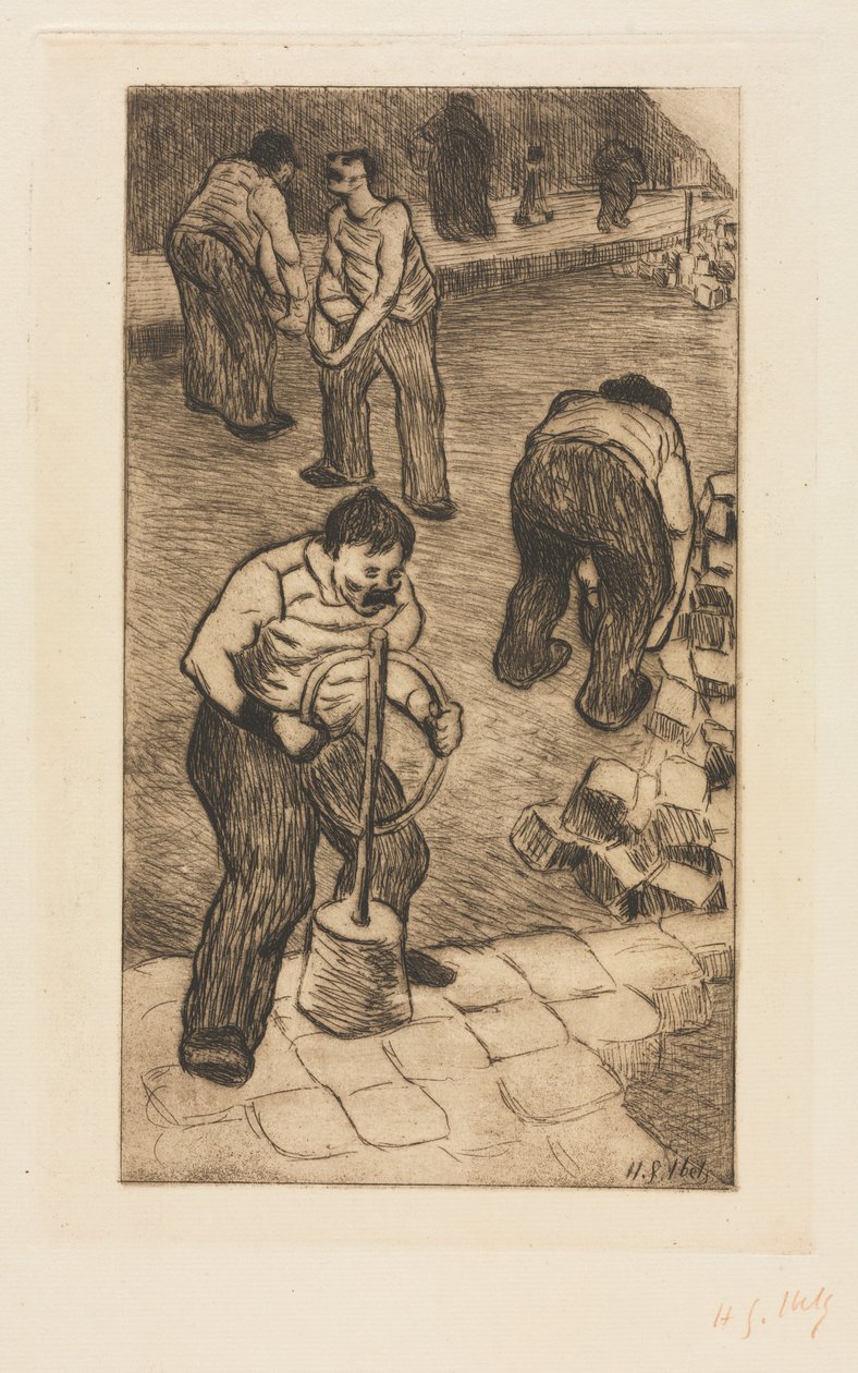 Gatebroleggerne av Henri Gabriel Ibels