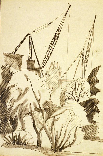 Gjenoppbygging, London av Henri Gaudier Brzeska