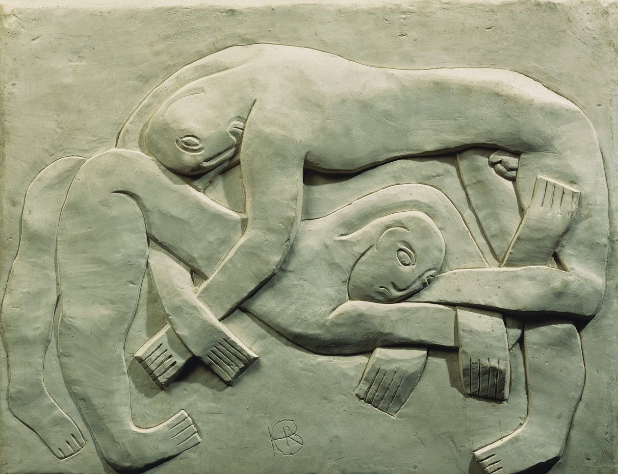 Wrestlers av Henri Gaudier Brzeska