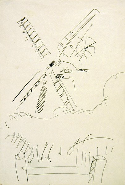 Vindmølle av Henri Gaudier Brzeska