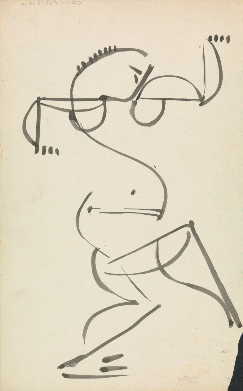 Dansende figur av Henri Gaudier Brzeska