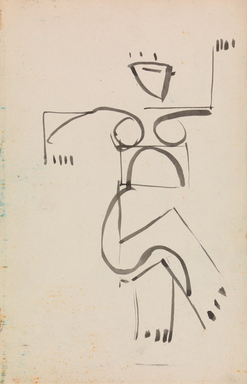 Dansende figur av Henri Gaudier Brzeska